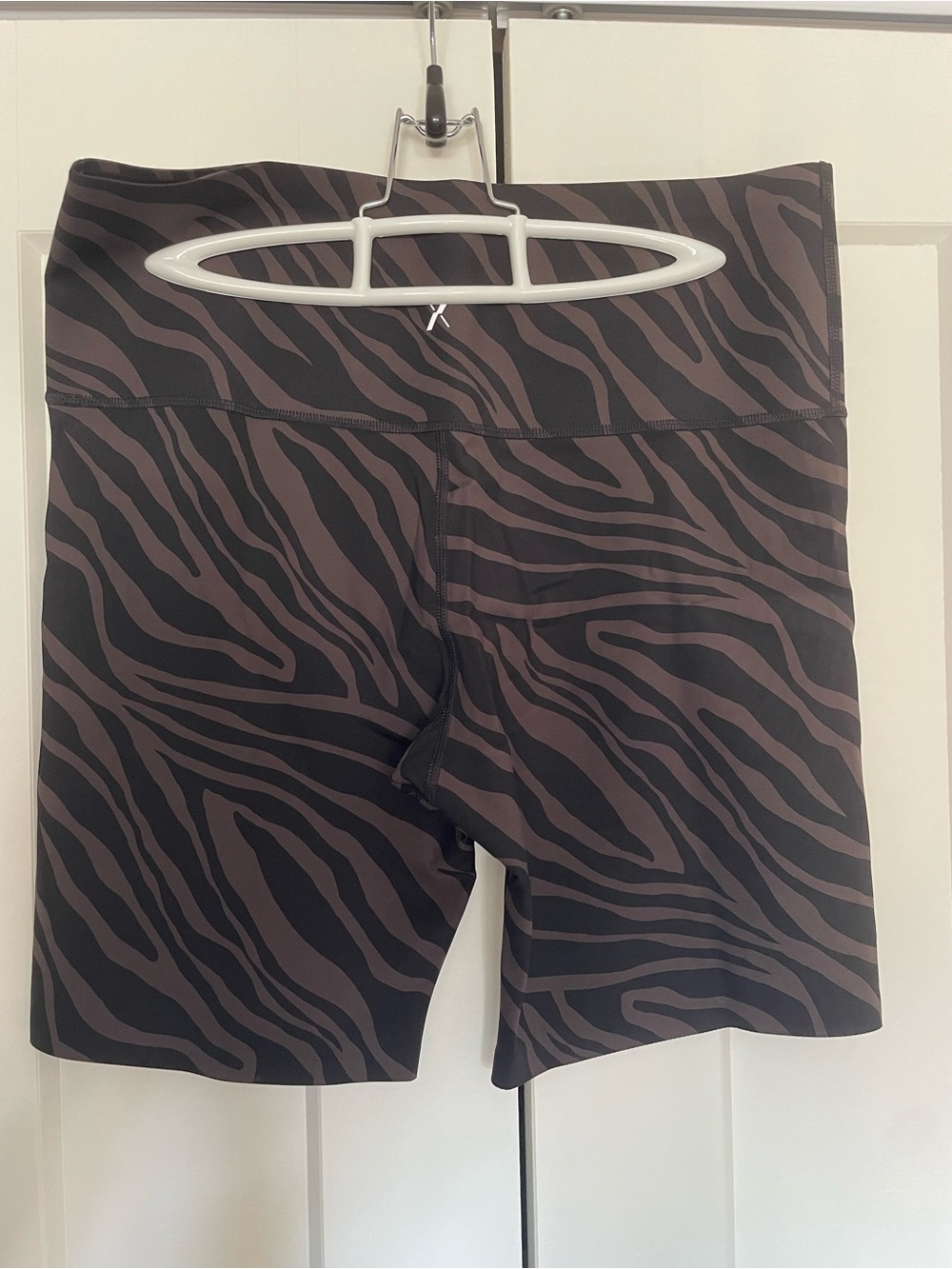 knix HiTouch High Rise Bike Short in Zebra-Print
